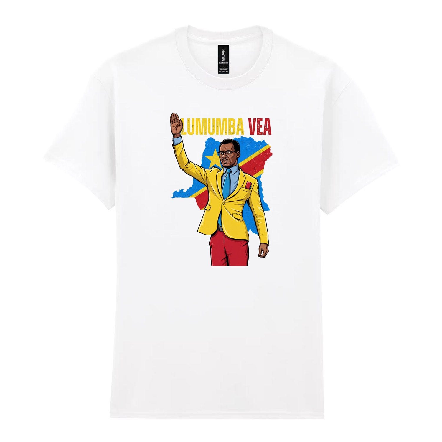 T-shirt Lumumba Vea RDC Pop Art