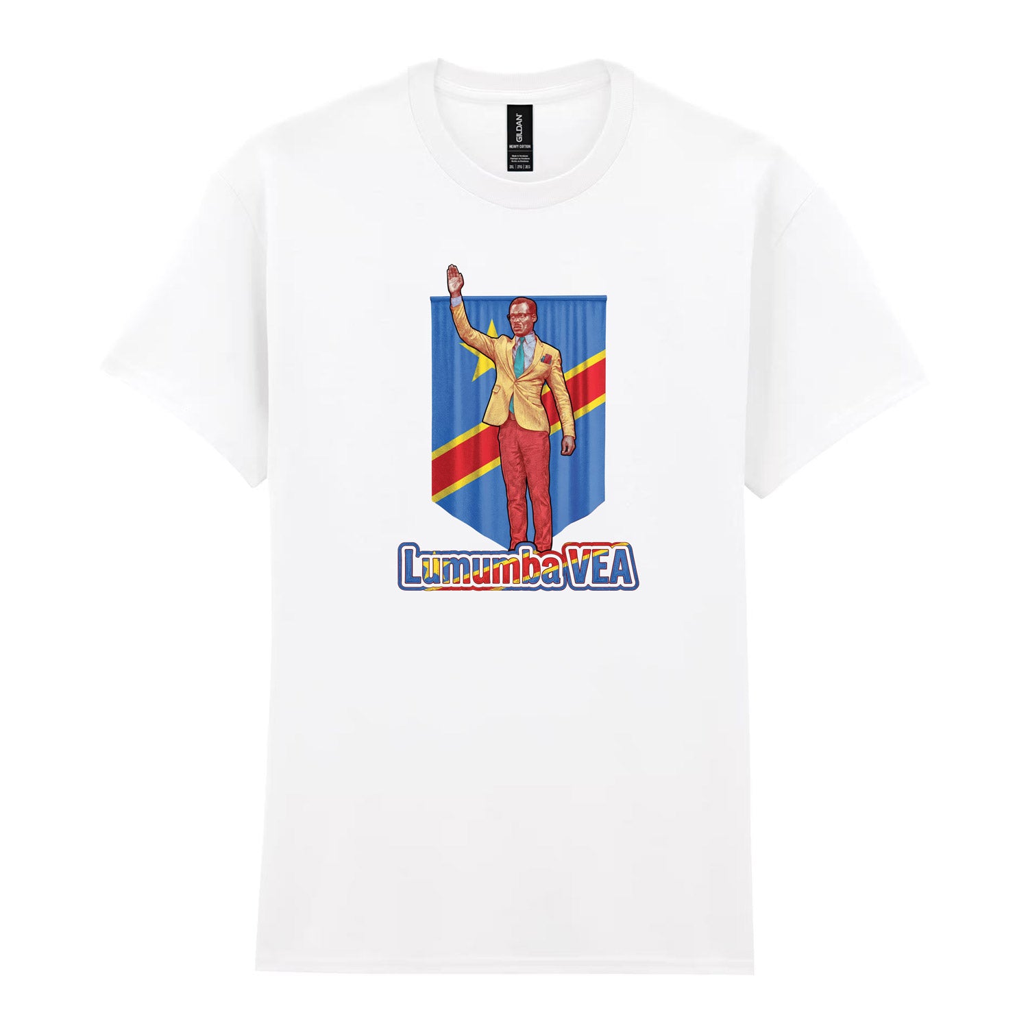 T-shirt Lumumba Vea DR Congo "4 Couleurs Disponibles"