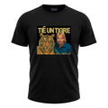 T-shirt Noir Tié Un Tigre
